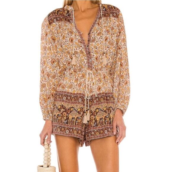 SPELL Sundown Romper in Spice - Picture 2 of 8